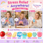 Mini Silicone Animal Squishy Toy Set