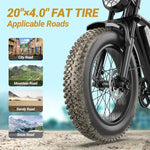 VOLTVOGU Full-Suspension Electric Off-Road Bike