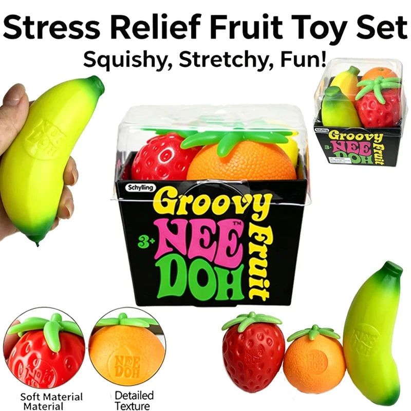 Groovy Fruit Needoh Squeeze Toy