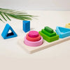 Wooden Geometric Sorting Stacking Toy