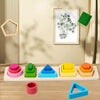Wooden Geometric Sorting Stacking Toy