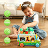Wooden Montessori Shape Sorter Bus